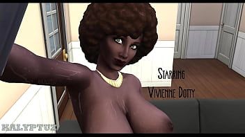 Jouer Ébène chaude avec des doigts de corps de milf elle-même (les sims 4)